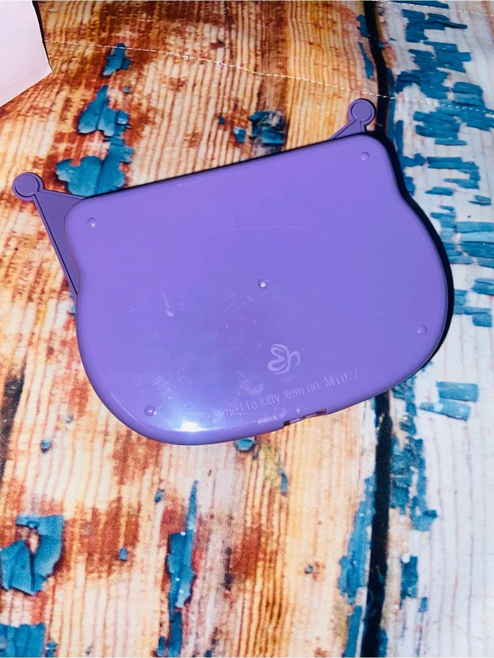 Kuromi Purple Desk Mirror Storage Box